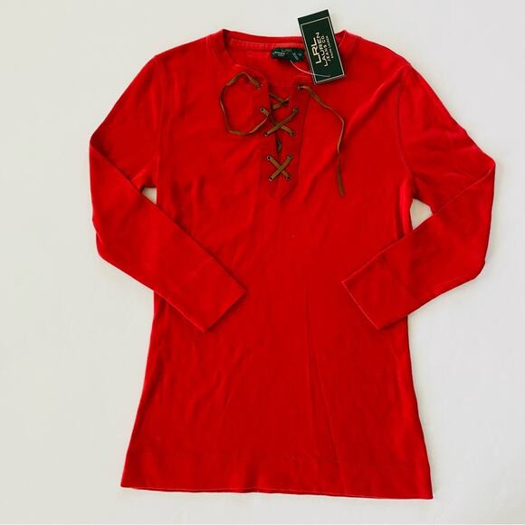 Ralph Lauren Ralph | 3/4 Sleeve Lace Pullover Top NWT XS - Picture 1 of 8